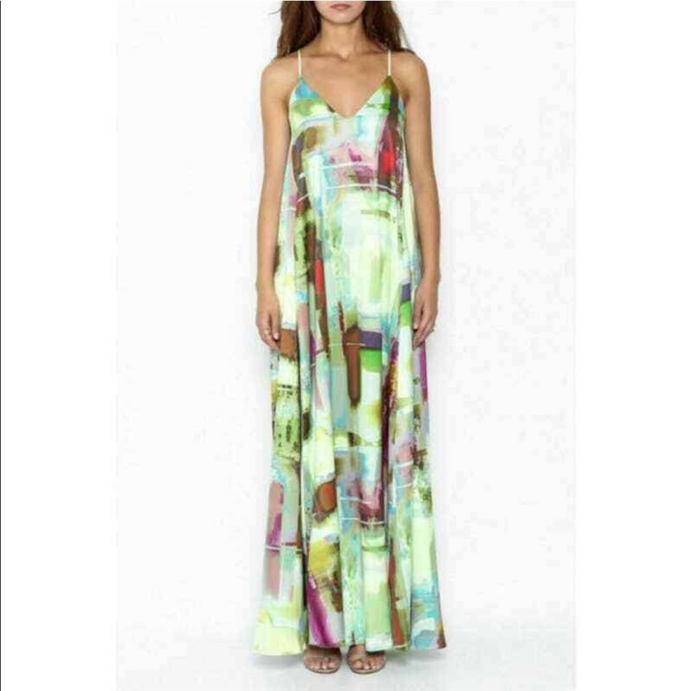 Nicole Miller Floral Maxi Dress
